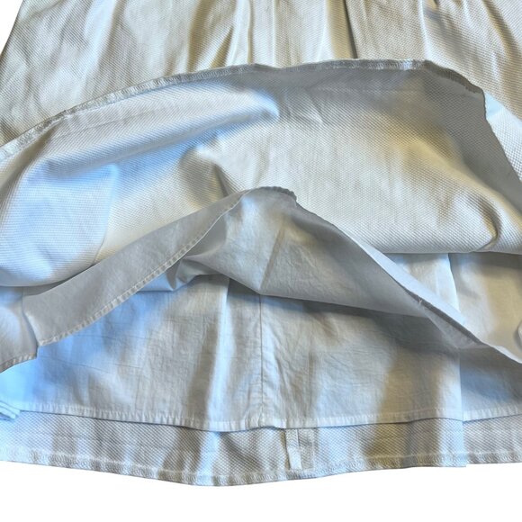 Liz Claiborne Womens White Textured Cap Sleeve Dress Size 8 - Picture 5 of 10